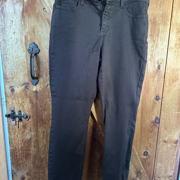 NYDJ Black Denim Leggings- Alina Legging  size 10 - Picture 1 of 2
